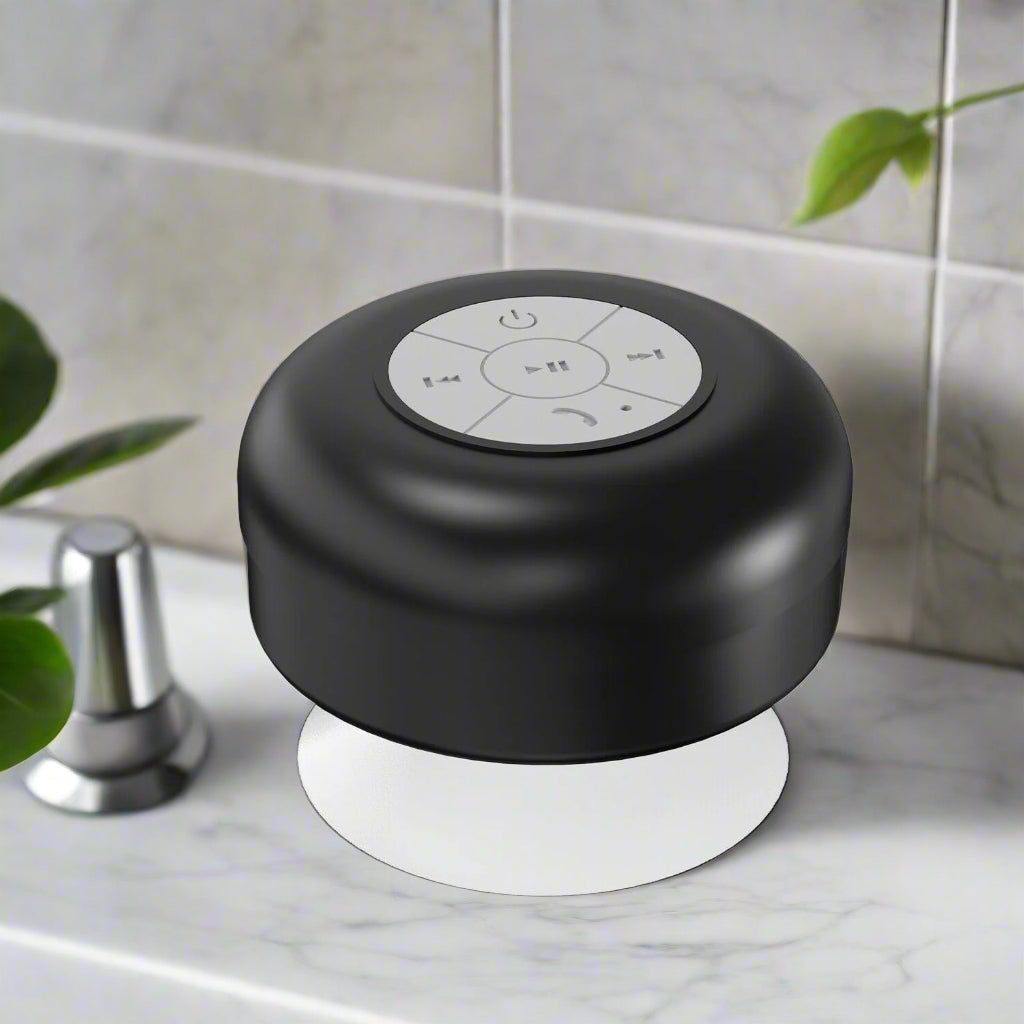 Luxora Vattentät Bluetooth Duschhögtalare med Sugkopp Carvallo