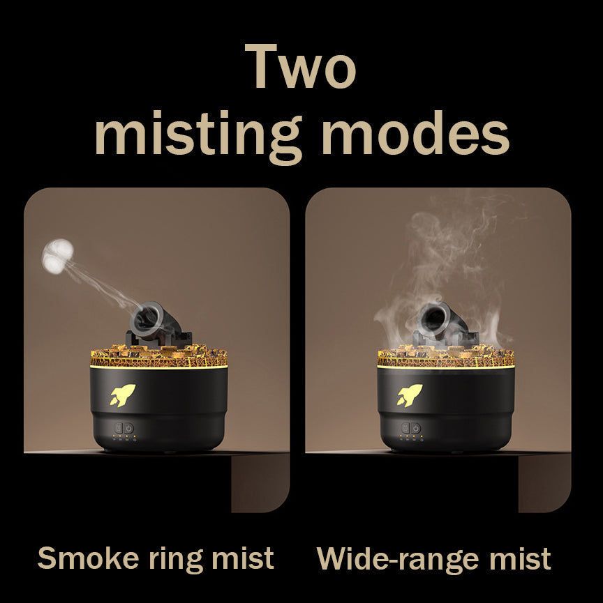 Eterisk oljediffusor - Cool Mist-luftfuktare med lugnande nattglöd MILA Sverige