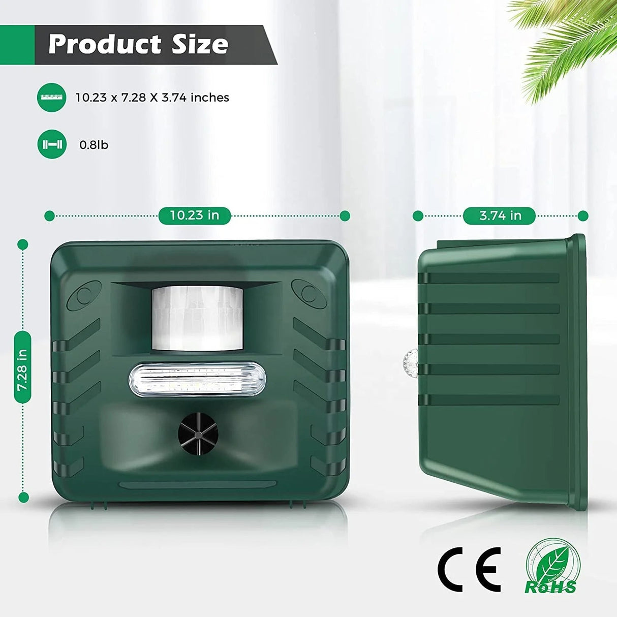 Hackspett Ultraljud Avskräckare för Effektiv Fågelkontroll - Bli Av Med Hackspettar Carvallo