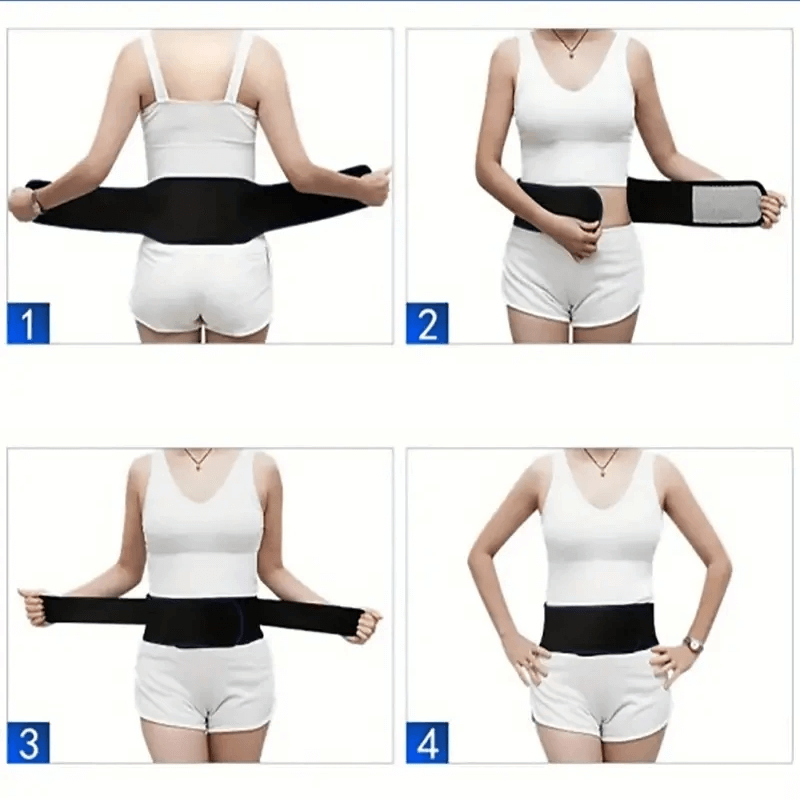 Justerbart Självvärmande Magnetterapi Korsryggstöd – Smärtlindrande Värmebälte för Ländrygg & Hållning-Massage belt-BB-Hemnix