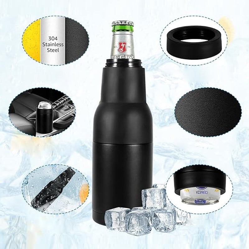 Carvallo - Ölflaskor och burkkylda med ölöppnare Carvallo