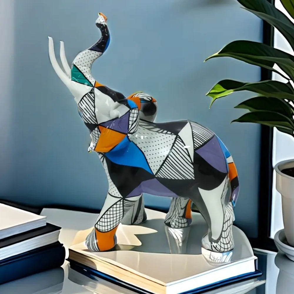 Lyxig Abstrakt Elefant Figur Carvallo