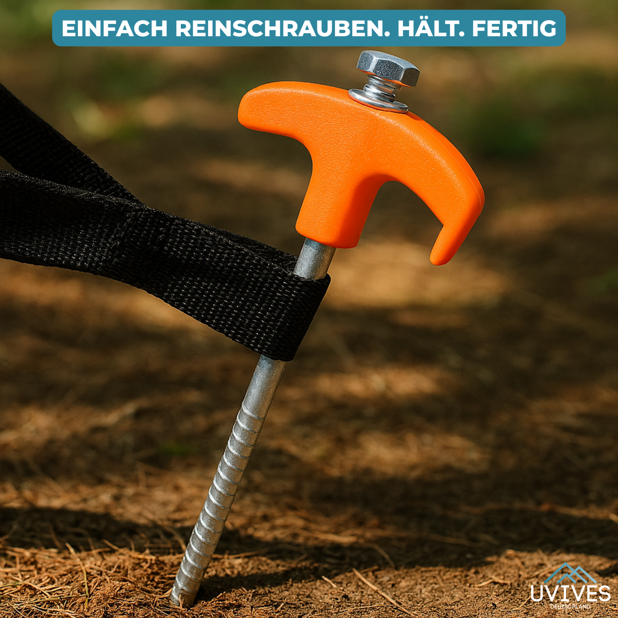 Carvallo | DrillPeg – förankra tält säkert på några sekunder Carvallo