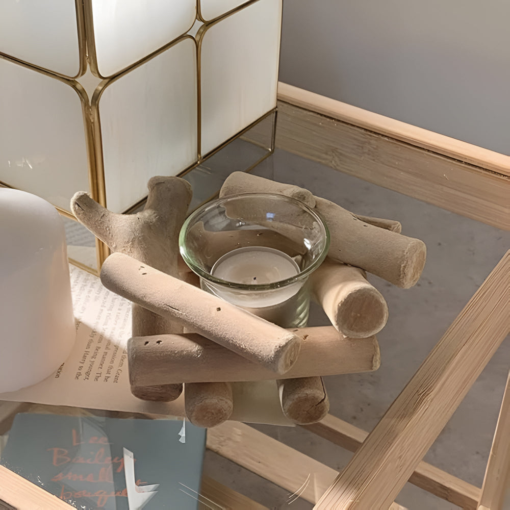 Rustik drivvedsljusstake – Naturinspirerad elegans MILA Sverige