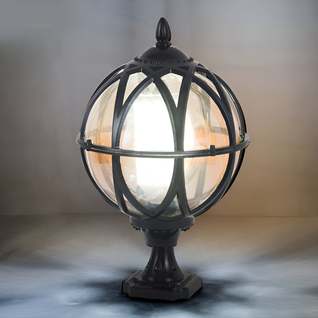 Vintage Utomhus Vägglampa – Klassisk Glas & Metall Lampa för Veranda Carvallo