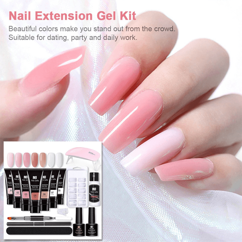 Nagelförlängningskit med UV-lampset-Personligt-BB-Hemnix