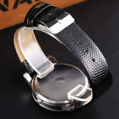 Kvarts män läderklocka-Watches for men-Bellasverige-Hemnix