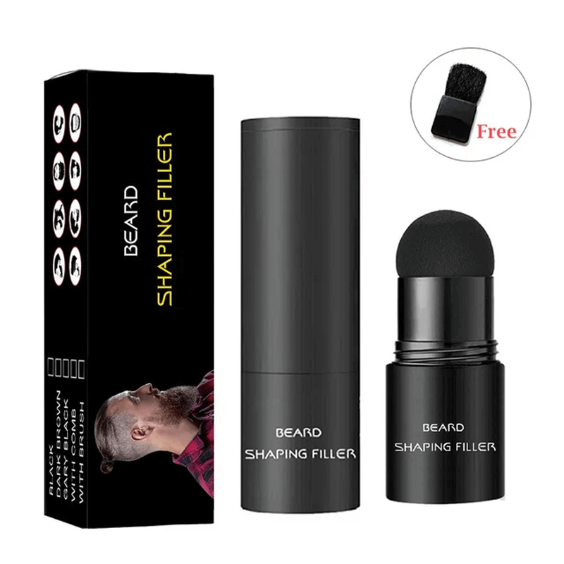 Skägg & hårfyllningspenna med Borste BB