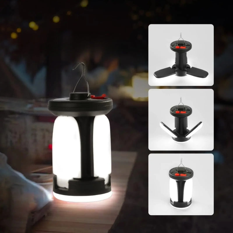 Carvallo – Vattentät LED campinglampa med solcellsladdning Carvallo