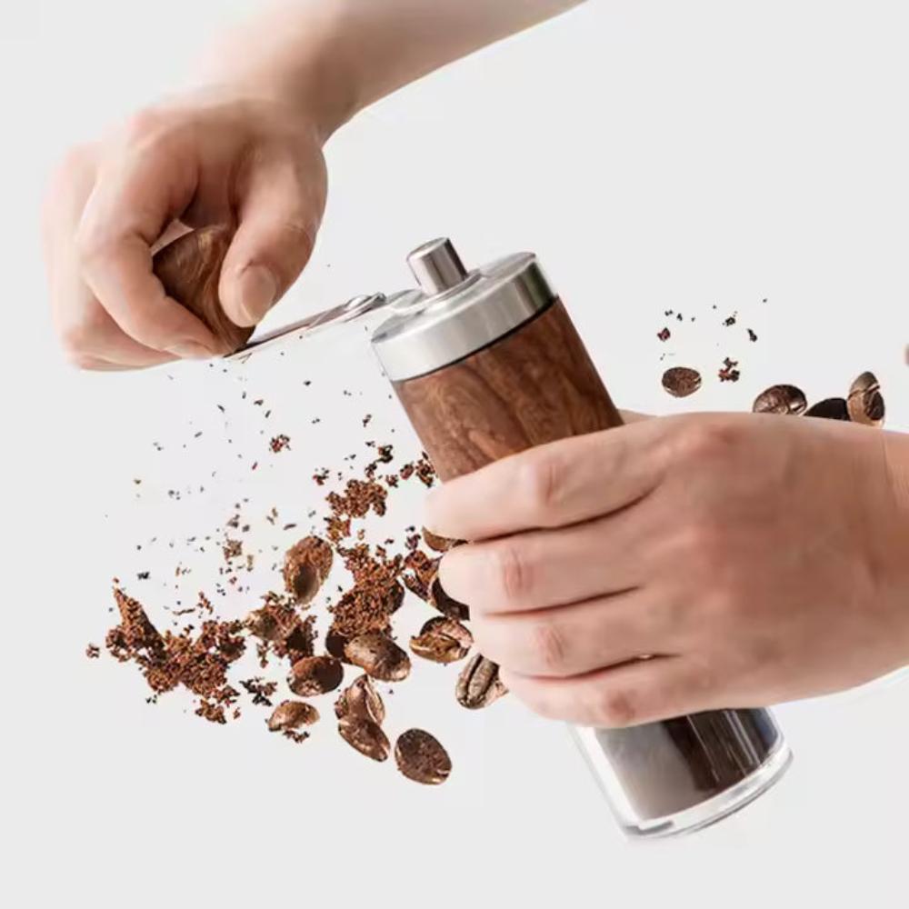 Trä Mekanisk Kaffekvarn Carvallo