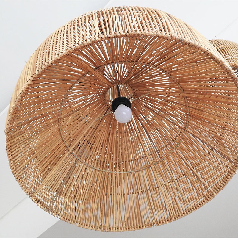 Boho Korg Lampkåpor Handvävd Kökö Förstahand Hänglampa Carvallo