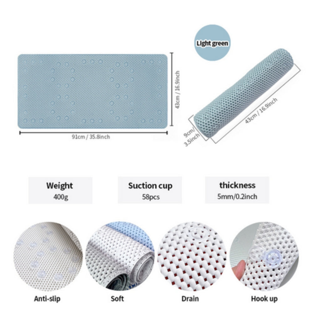 Mjukt halkfritt badkarsmatta Carvallo