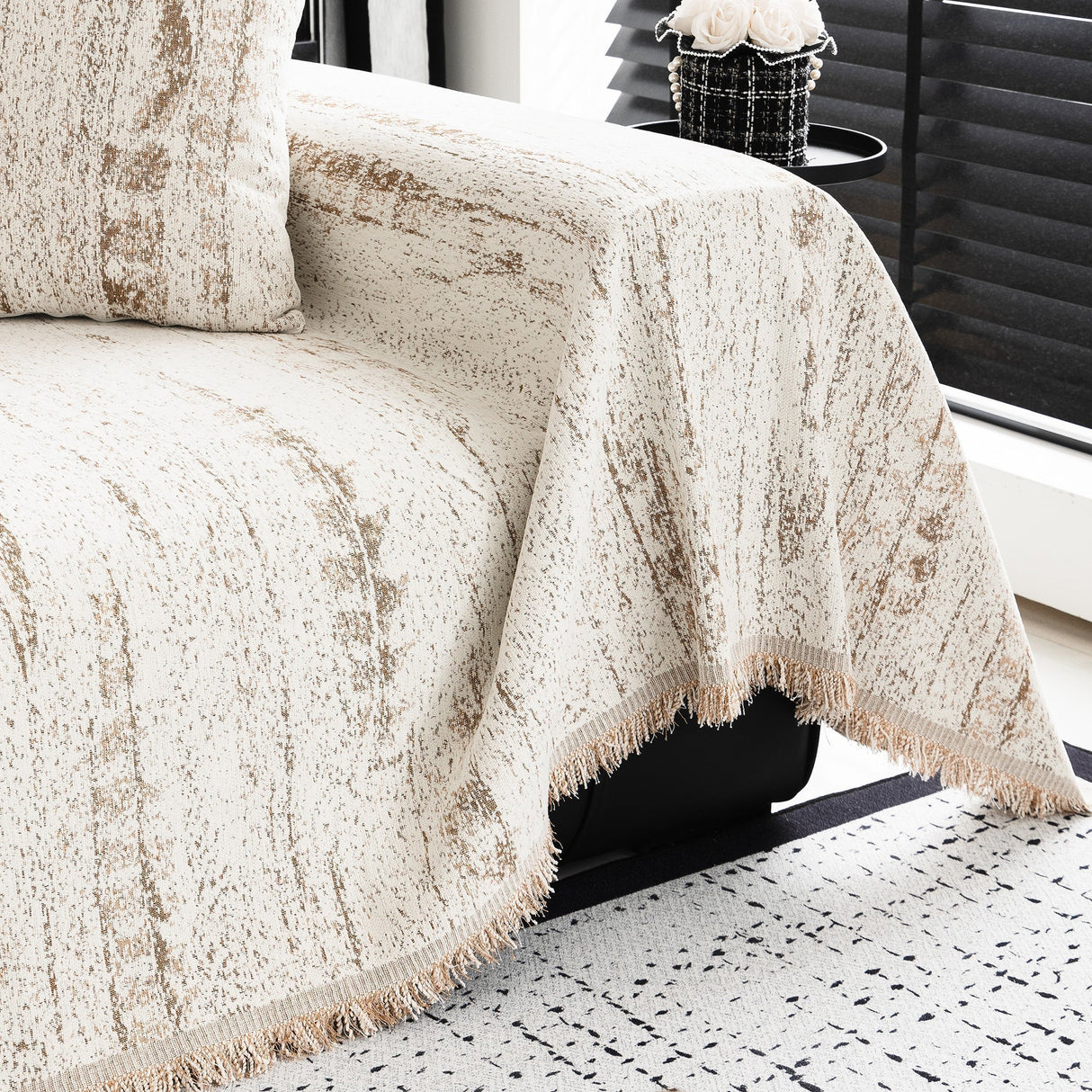 Samtida Canvas Sofföverdrag - Modernt, Stiligt & Hållbart Soffskydd Carvallo