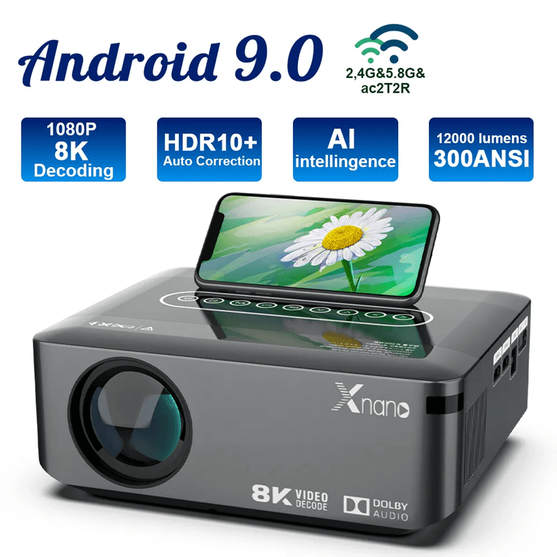 XNANO LED Android Miniprojektor-Projektor-BB-Hemnix
