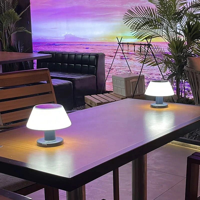Trådlös LED-bordslampa med batteri Carvallo