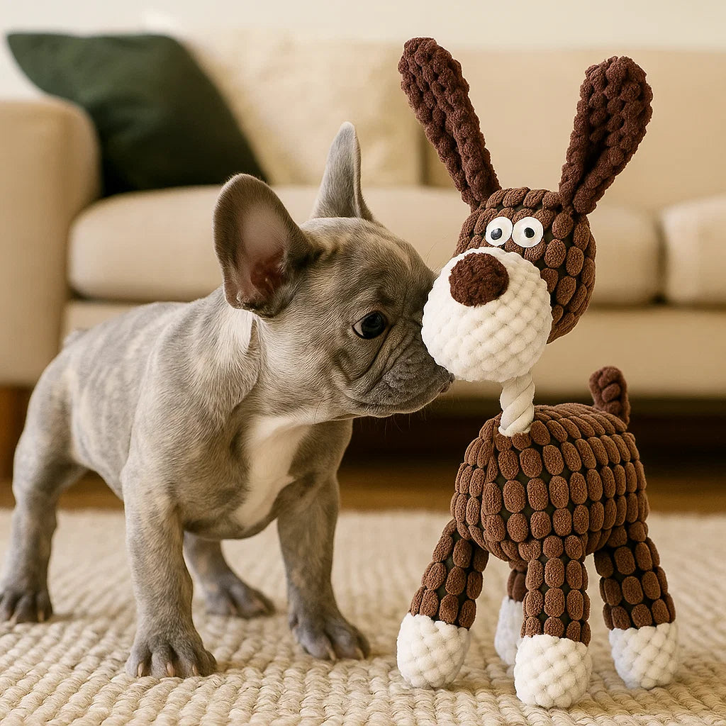 Hundleksak Pluffig Squeaky Tuggedyr Carvallo