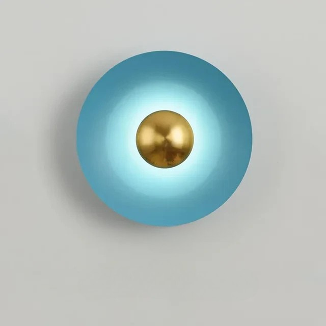 RundSkina - Modern Rund Vägglampa Carvallo