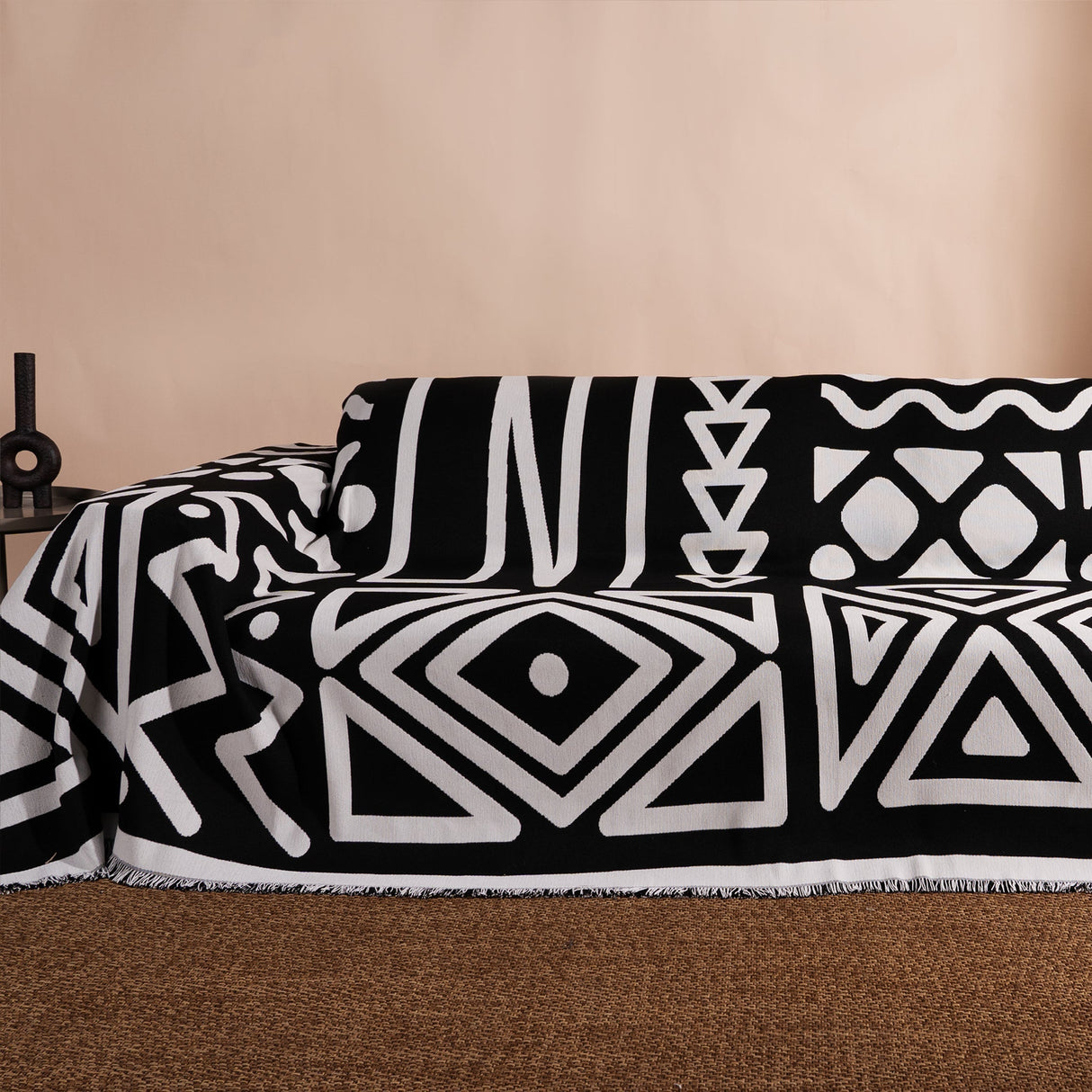 Geometrisk Boho Stil Sofföverdrag - Modern, Stilig & Hållbart Soffskydd Carvallo