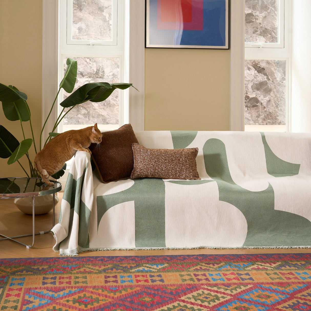 Picasso's Mirage Sofföverdrag - Modernt, Styligt & Hållbart Soffskydd Carvallo