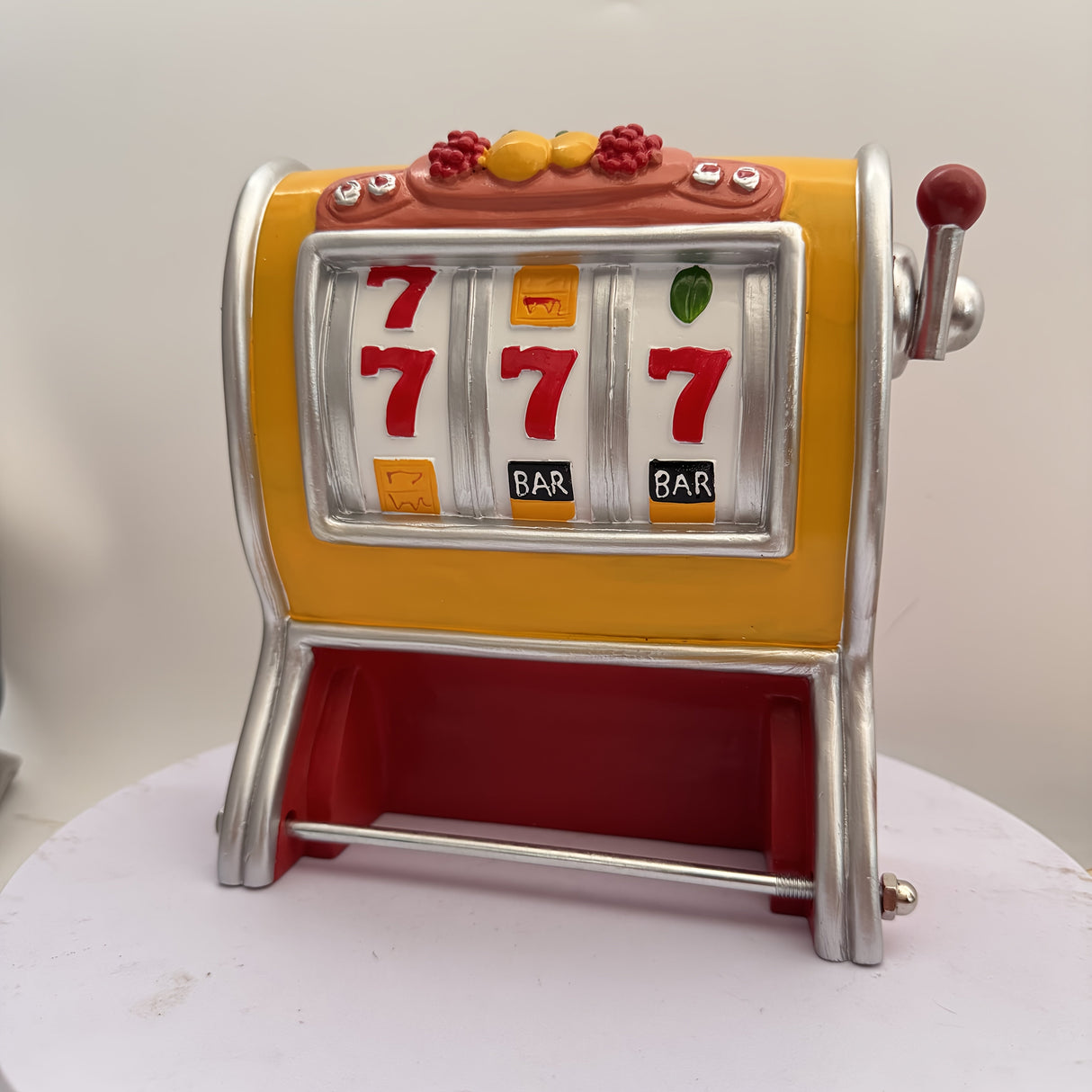 Jackpot Toalettpappershållare – Spelautomatdesign & Väggmonterad Carvallo