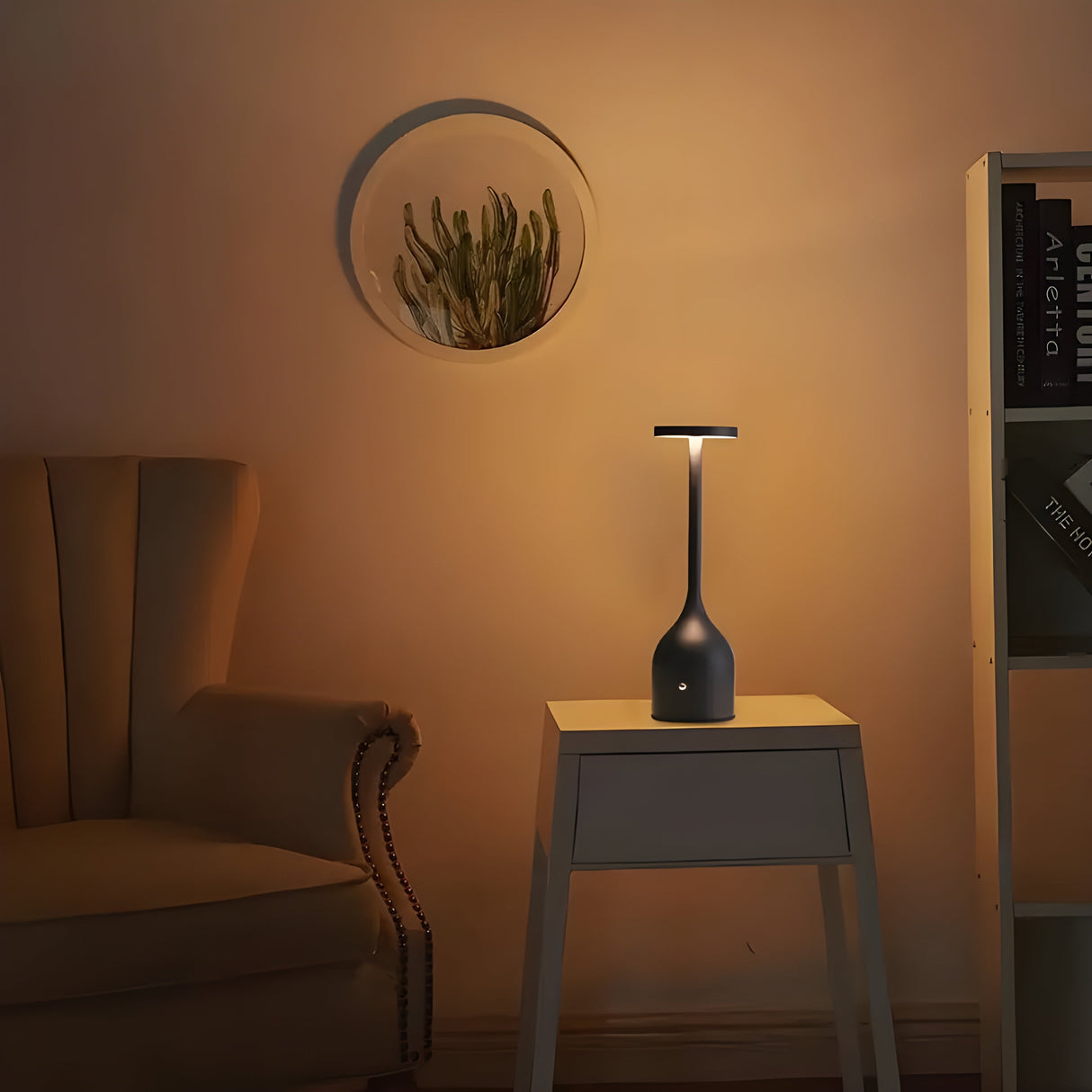 NoirLuxe Lampa – Uppladdningsbar Touch-styrd LED Skrivbordslampa Carvallo