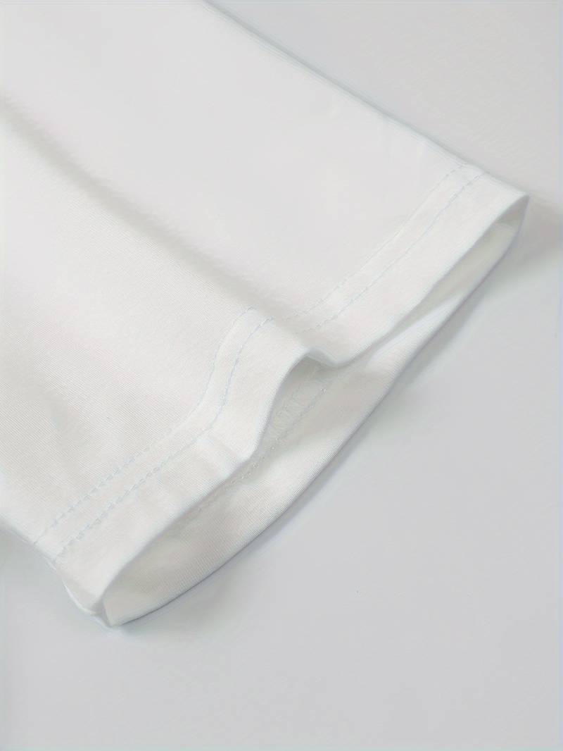 Herr T Shirt Hög Krage Kvalitetsbomull Elegant Design-Herr T-shirts-Bellasverige-Hemnix