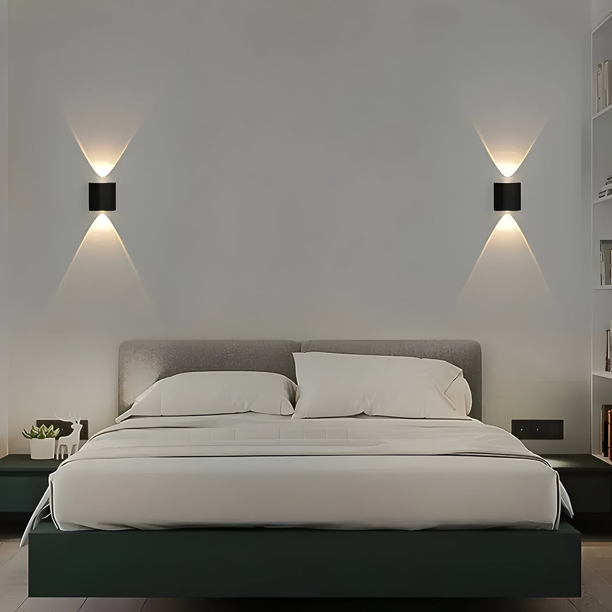 LumoStair - Minimalistisk LED-vägglampa 3-pack Carvallo