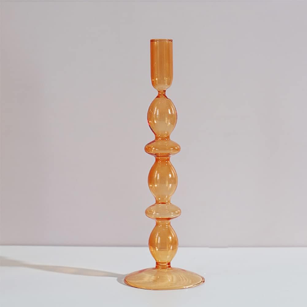 Royaleva Handgjorda Glasljushållare - Eleganta Dekorativa Accentbitar Carvallo