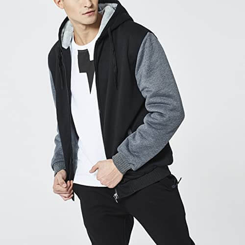 Män vinter fleece jacka Bellasverige