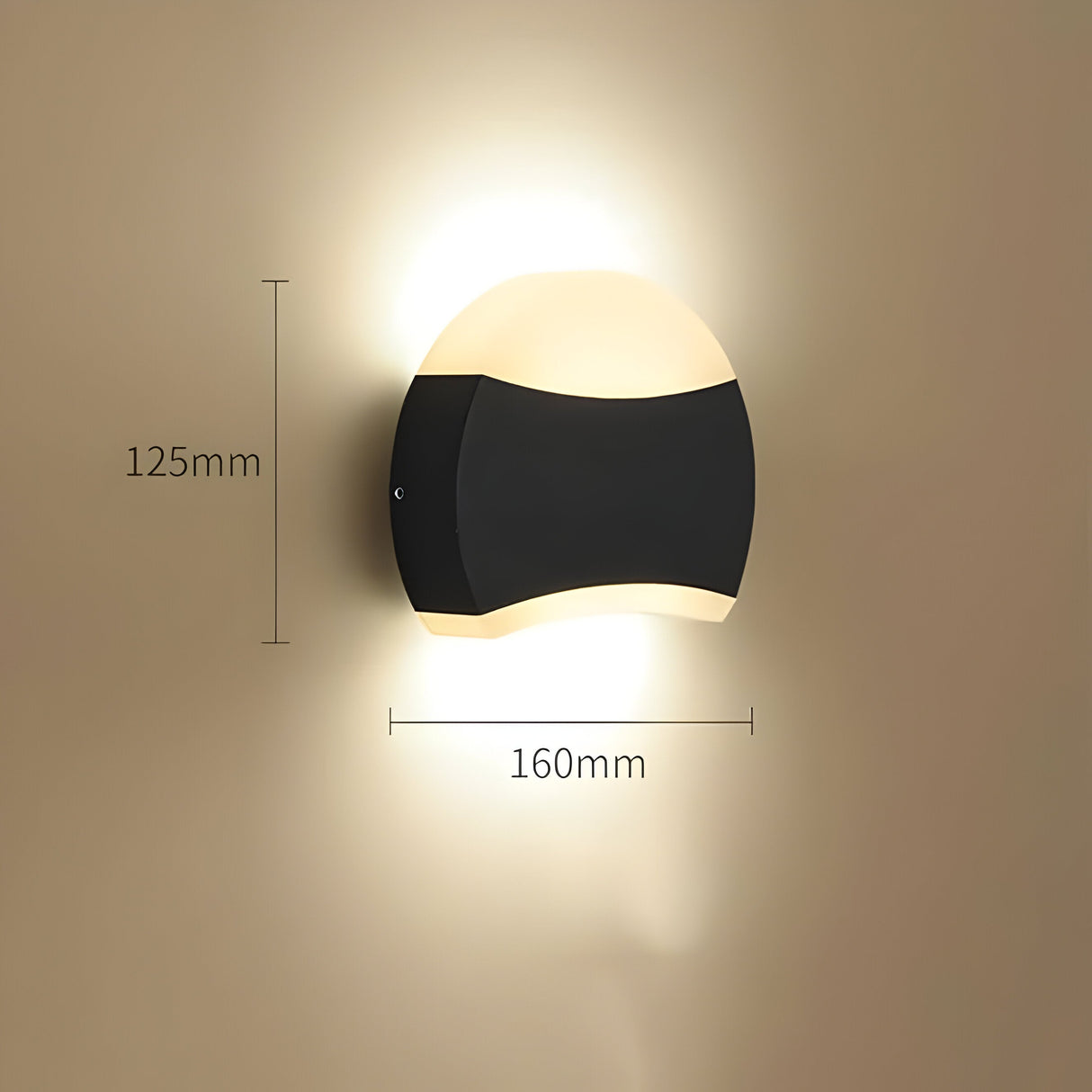 EchoBeam Light – Vattentät LED-vägglampa Carvallo