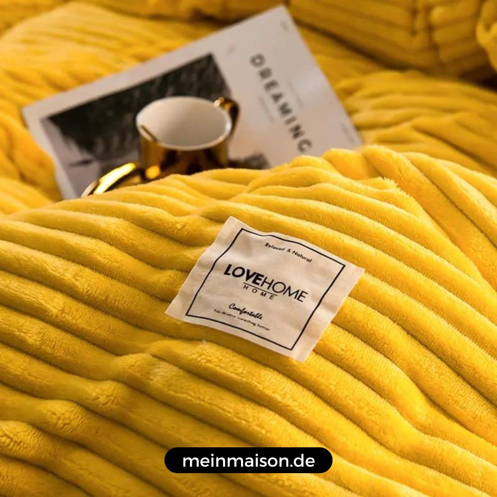 SweetDreams™ - Samt-Fleece-sängfilt | Ultimatisk komfort Carvallo