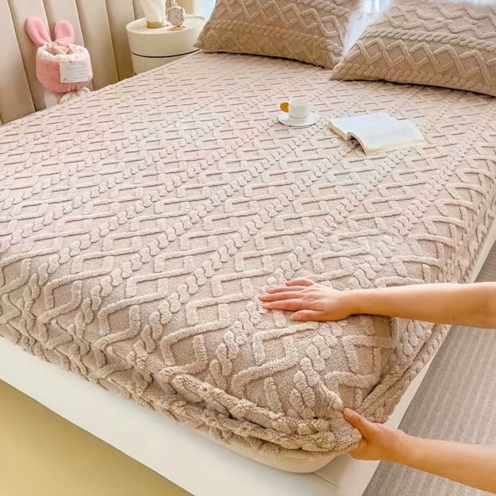 LuxuraSheet™ - Nytt flanell-sammet-sengeark Carvallo