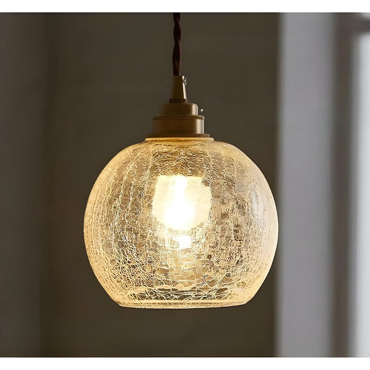 GlossyGlass Light - Nordisk kristallglas minimalistisch hängande lampa Carvallo