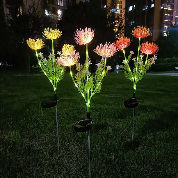 Fairy Flower LED Lamp – Lurig blommönster i stål Carvallo