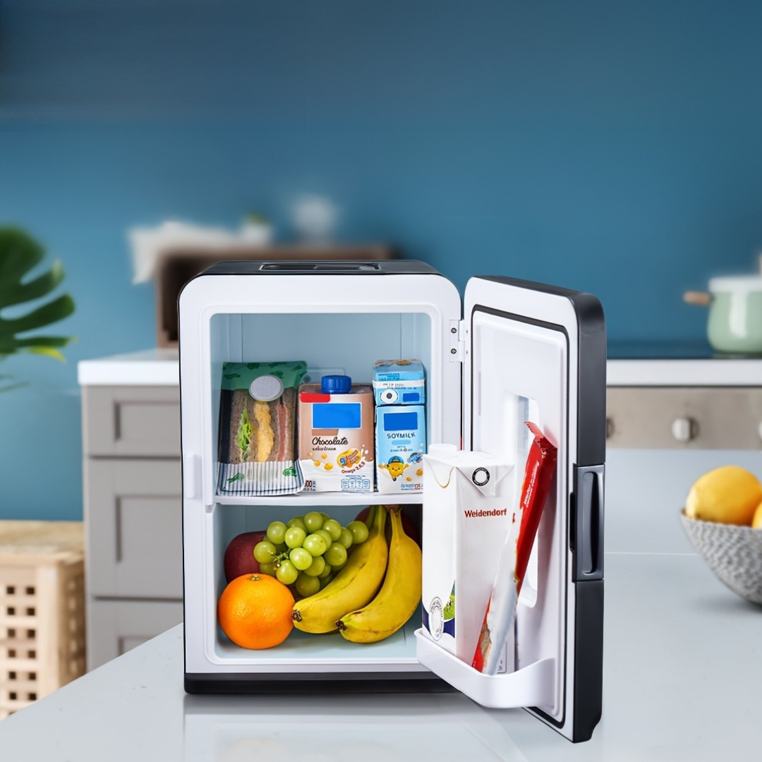 Mini Kylskåp Bärbar Tyst Dryck Kylare 15L Carvallo