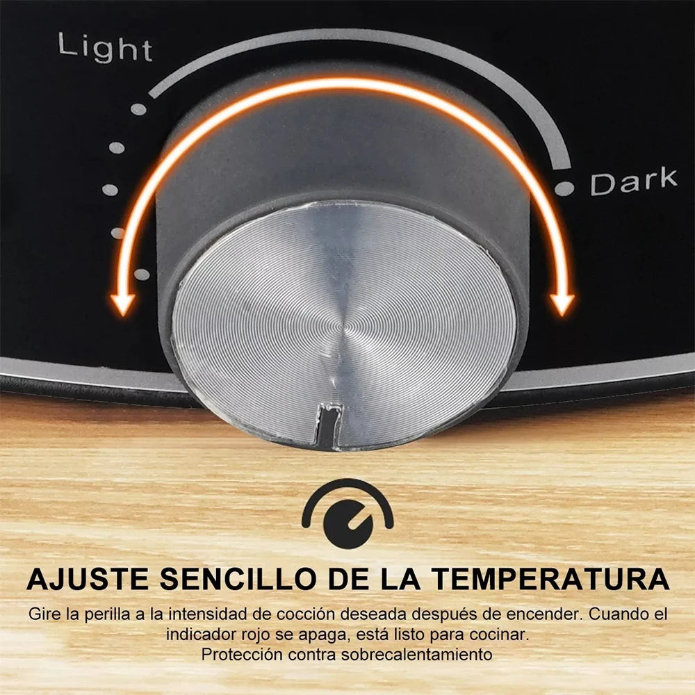 Elektrisk Crepe Maker Maskin Carvallo