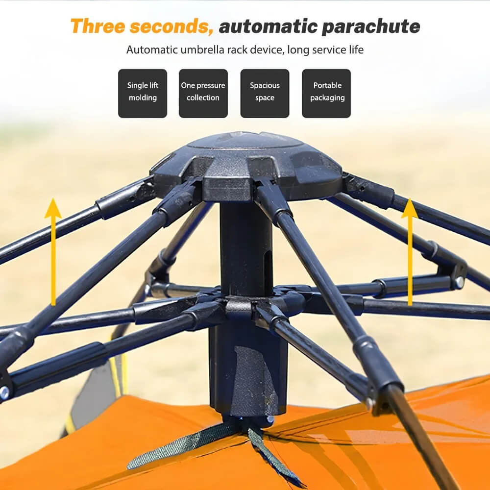 Expresstält 3 Sekunder Helautomatiskt Pop-up Tält Camping & Vandring-Pop-up Tält-BB-Hemnix