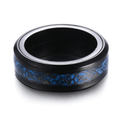Lysande keltisk drake ring-Jewelry for men-Hemnix-Hemnix