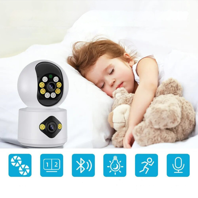 Smart 4MP-kamera med dubbla linser Bellasverige