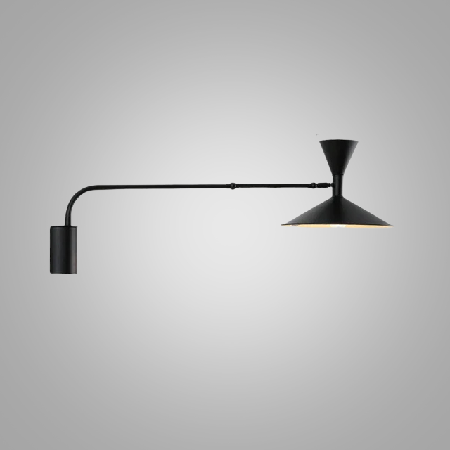 LumiFlex - Nordisk Svänggavel - Justerbar LED Läsarmatur för Boende- och Arbetsutrymmen Carvallo