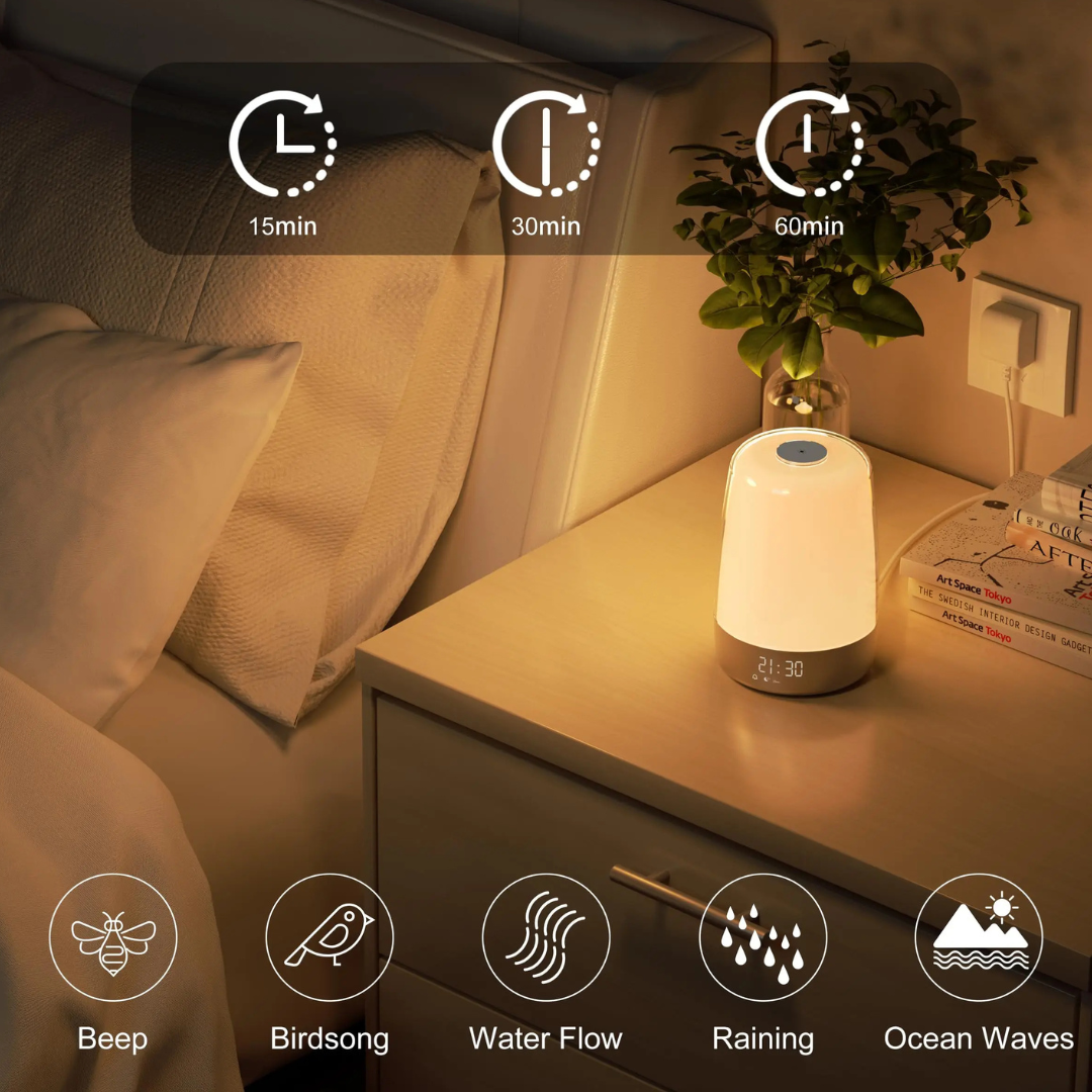 DawnGlow – Mild väckarklocka MILA Sverige