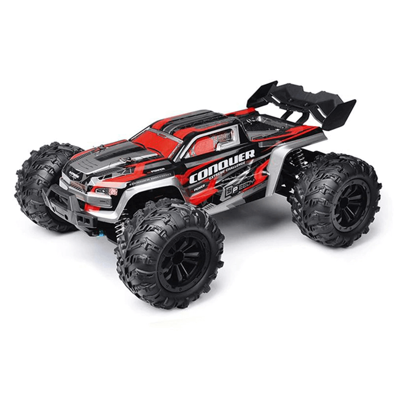 1:16 RC-Bil 50km/h – 4x4 Terränggående Monstertruck med 4WD och 2.4G Fjärrkontroll-Radiostyrt-BB-Röd-Hemnix