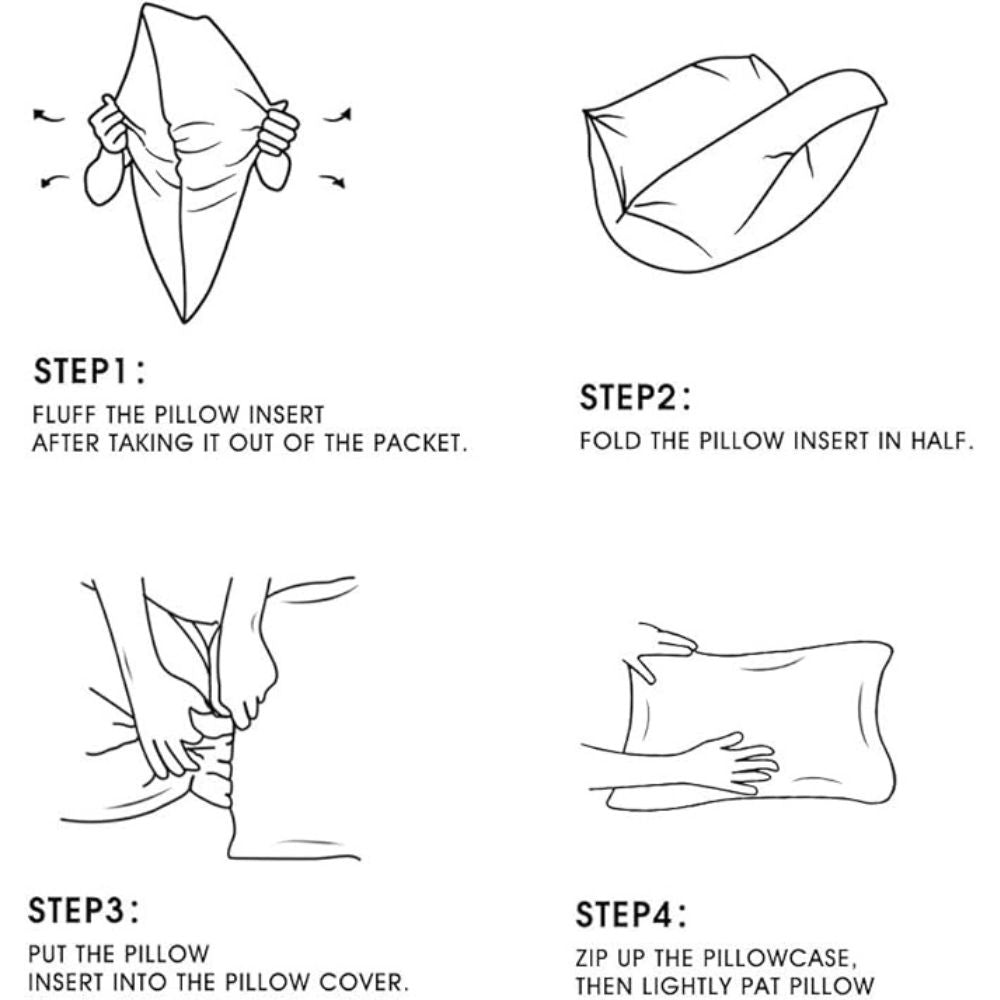 Plush Luxe Kuddinsats Carvallo