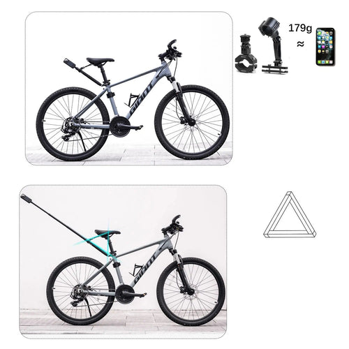 Camsteer Premium Cykel Baksetefäste – Fånga episka åk med tredjeperson GoPro/Insta360-vyer, passar Hero 13 till DJI 5 Carvallo