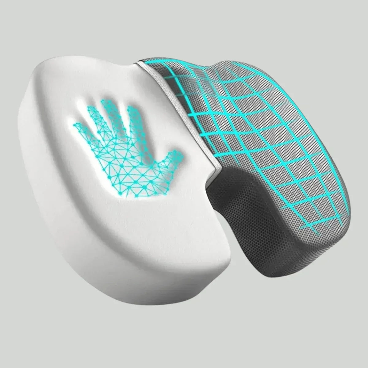 Ergonomisk 4D komfort sittkudde med ortopediskt stöd Carvallo