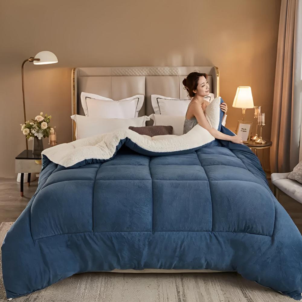 Lyxig Varm Sammet Moln Filt Carvallo