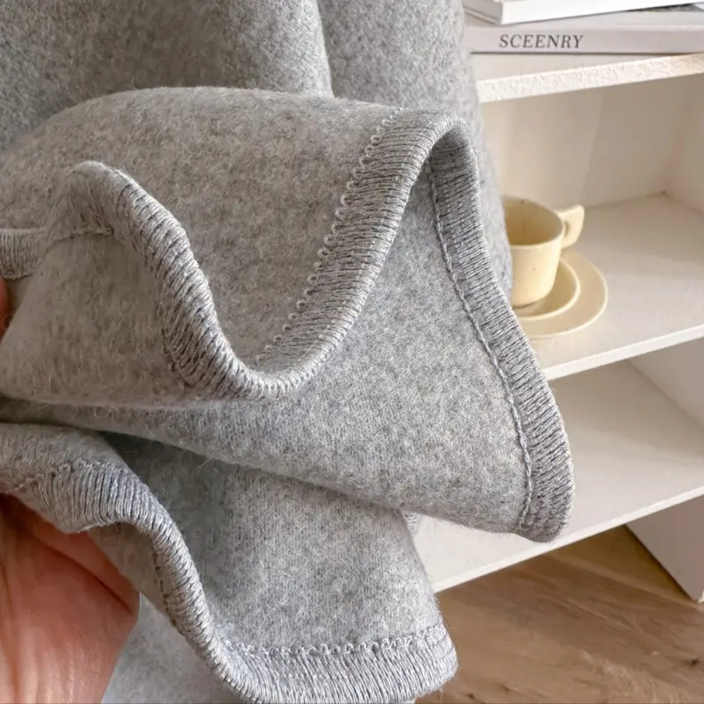 Lyxig Poncho Vindskyddande Själ Kappa Carvallo