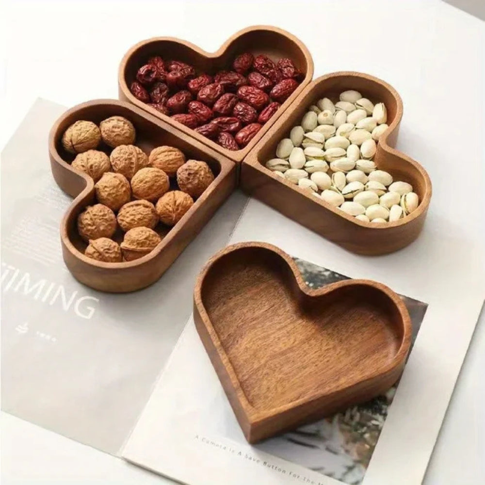 Rustic Heart Snack Tray Collection | 4st Carvallo