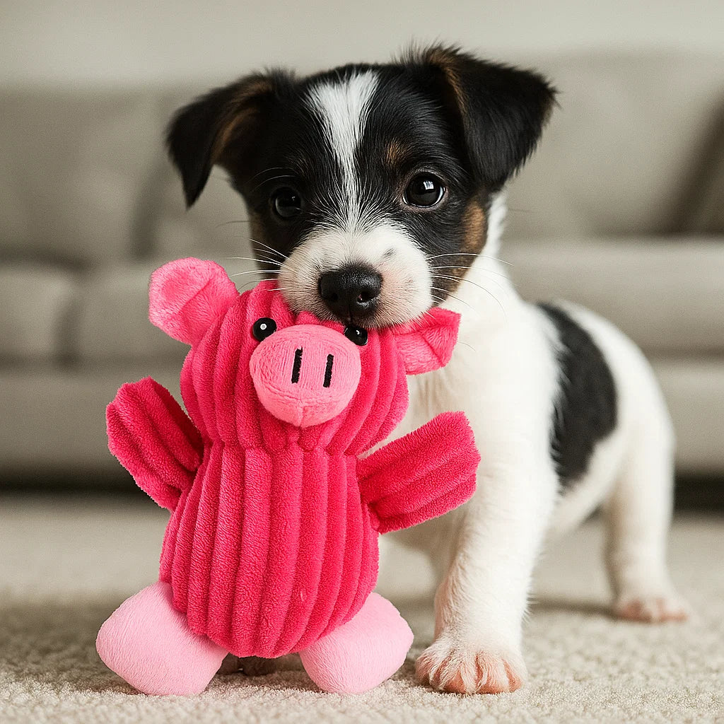 Hundleksak Pluffig Squeaky Tuggedyr Carvallo