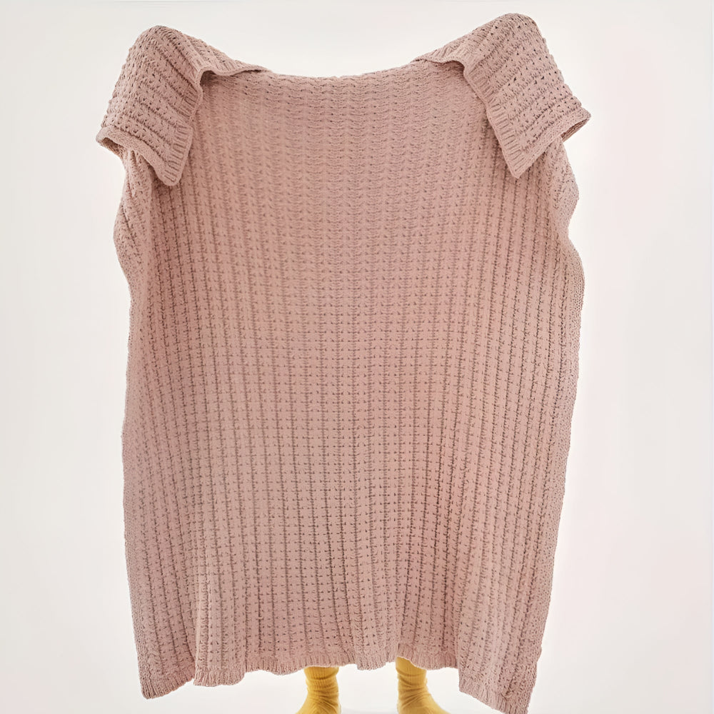 Vintage Chunky Knit Filt Carvallo